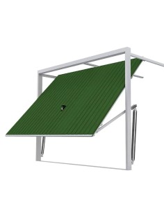 Stahl Garagentor Schwingtor - 250 x 250 cm - RAL 6020