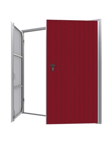 Stahl Garagentor Zweiflügelig - 300 x 270 cm - RAL 3011
