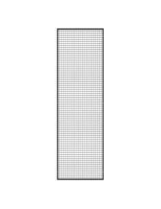 Deko Wandgitter Gitterwand Schwarz Metall - 90 x 290 cm