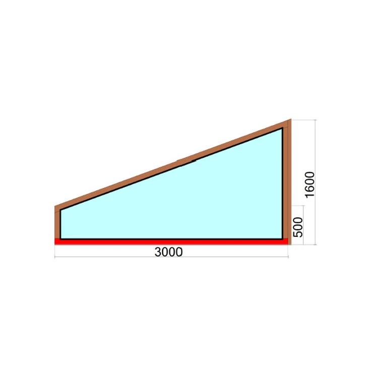 Holzfenster 3000 x 1600 mm FIX