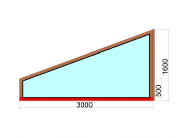 Holzfenster 3000 x 1600 mm FIX