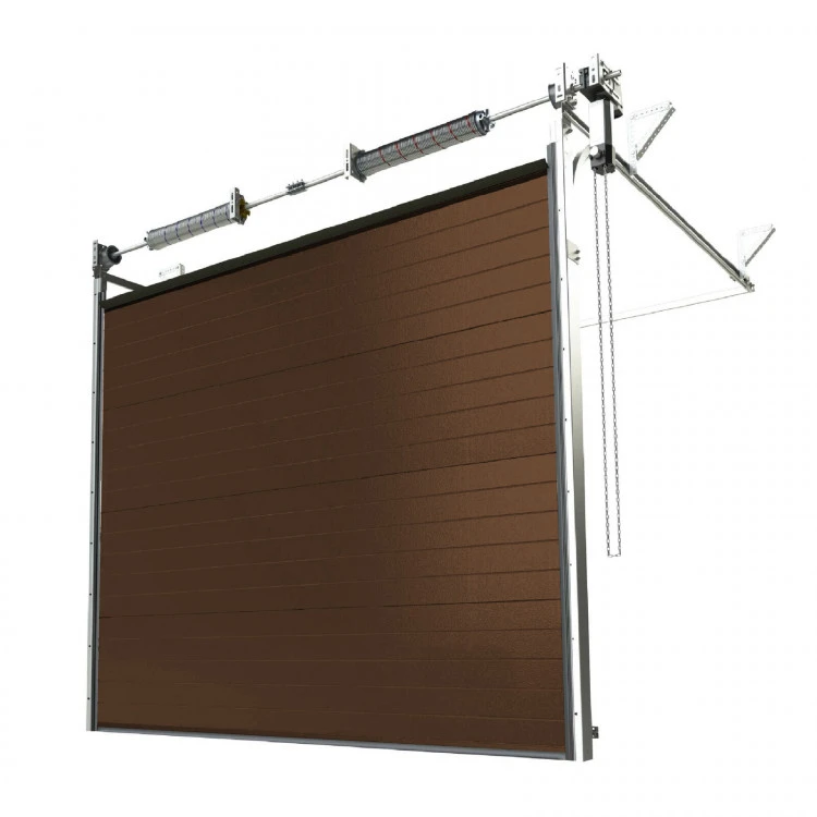 Industrie Sektionaltor 375 x 400 cm - Braun (RAL 8014)