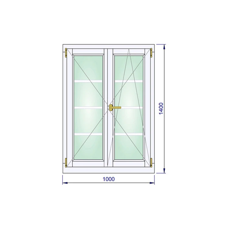 Holzfenster 1000 x 1400 mm Kiefer Calcink DREH | DREH/KIPP