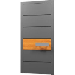 Aluminium Eingangstür - AN04