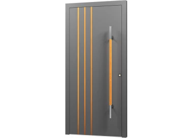 Aluminium Eingangstür - AN09