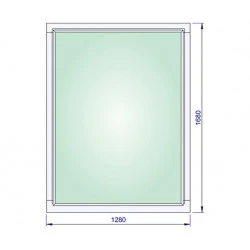 Holzfenster 1280 x 1680 mm Kiefer Calcink FIX