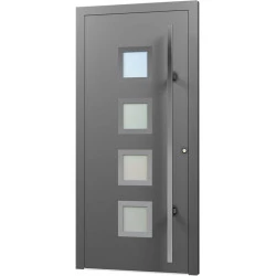 Aluminium Eingangstür - AN39