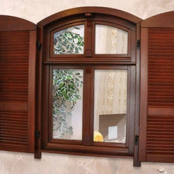 Holz Balkontüren 970 x 2370 mm Meranti DREH/KIPP