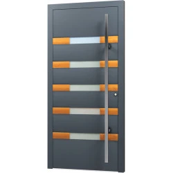 Aluminium Eingangstür - AN57
