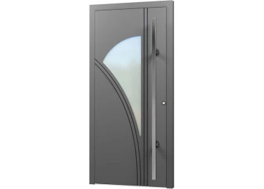 Aluminium Eingangstür - AN68