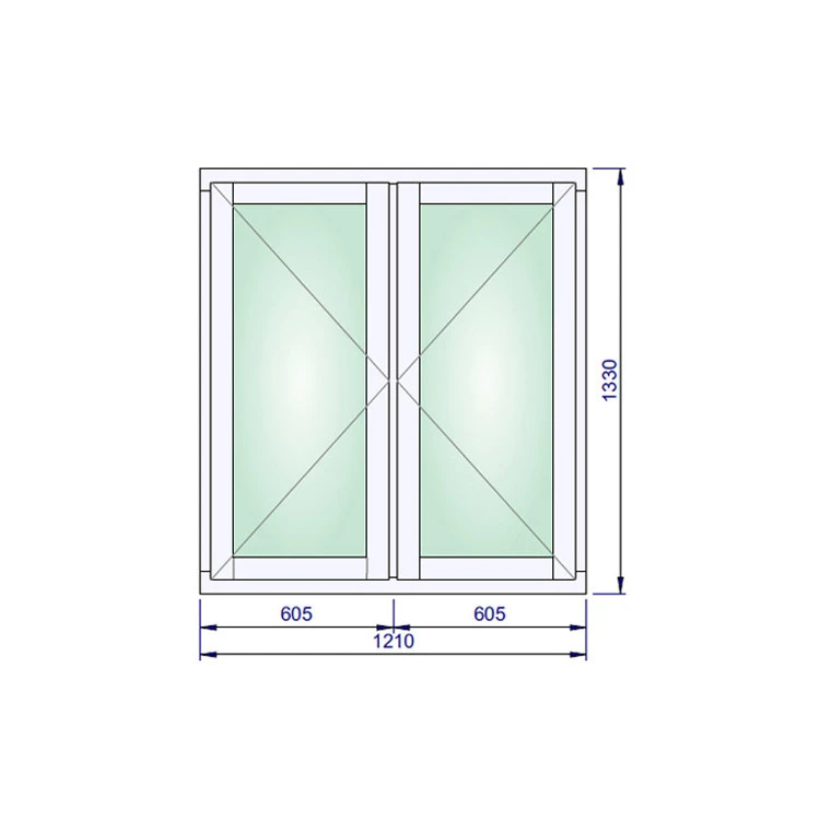 Holz Fenster 1210 x 1330 mm Kiefer Calcink DREH