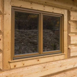 Holz Balkontüren mit Sprossen 1650 x 2370 mm Eiche DREH