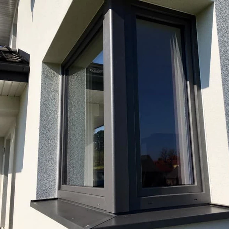 Kunststoff-Alu Fenster 2200 x 2150 mm Terassentür DREH + DREH + DREH/KIPP