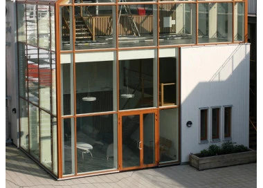 Aluminium Tür 1270 x 2500 mm mit Oberlicht Aluprof MB70