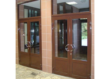 Aluminium Türen mit Platte OSB 1000 x 2100 mm MB-45