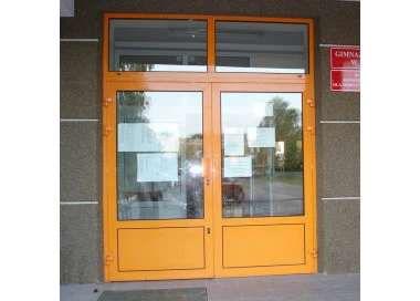Aluminium Türen mit Platte OSB 1000 x 2100 mm MB-45