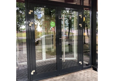 Aluminium Eineflügeliege Tür 1270 x 2200 mm MB-70