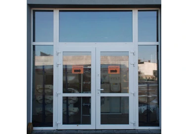 Aluminium Eineflügeliege Tür 1270 x 2200 mm MB-70