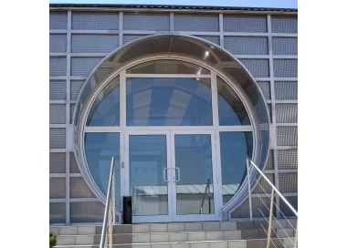 Aluminium Brandschutztür 1240 x 2220 mm MB78ei EI60