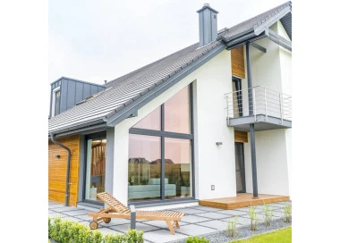 Aluminium Brandschutzfenster EI60 500 x 1200 mm MB78EI