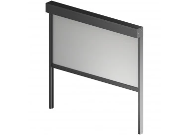 Senkrechtmarkise ZiiiP 120 - 100 x 150 mit Antrieb