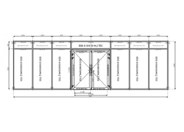 Aluminium Fassaden 8411 x 2650 mm MB-SR50N
