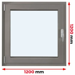Aluminium Fenster Dreh 1200 x 1200 mm Aluprof MB 79N