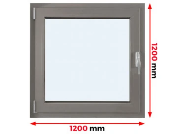 Aluminium Fenster Dreh 1200 x 1200 mm Aluprof MB 79N