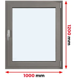 Aluminium Fenster 1000 x 1200 mm Aluprof MB 79N