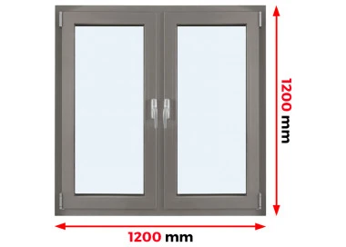 Aluminium Fenster 1200 x 1200 mm MB 79N