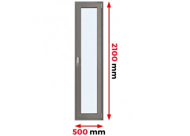 Aluminium Dreh-kipp Fenster 500 x 2100 mm MB 79N