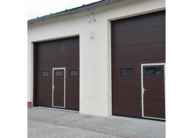 Industrie Sektionaltor 400 x 425 cm - Braun (RAL 8014)