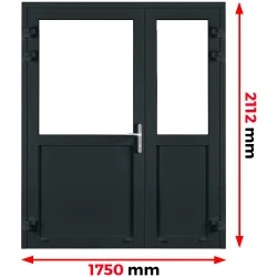 Aluminium Sicherheitsglass 1750 x 2112 mm MB-70