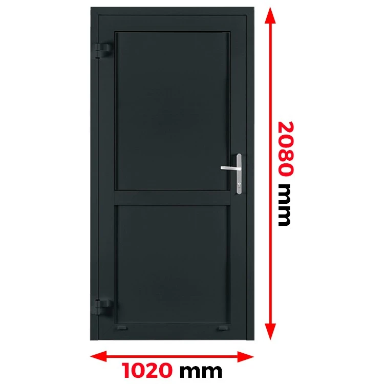 Aluminium Tür 1020 x 2080 mm Aluprof MB45