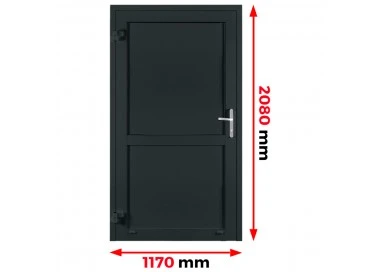 Aluminium Tür 1170 x 2080 mm MB45