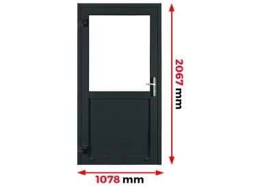 Aluminium Tür 1078 x 2067 mm Aluprof MB45