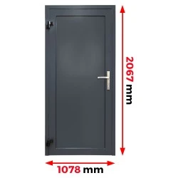Aluminiumtür Panell 1078 x 2067 mm MB45