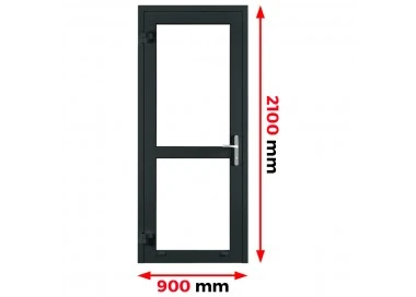 Aluminium Tür 900 x 2100 mm MB70 Aluprof