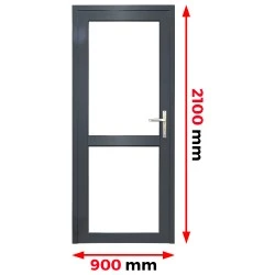 Aluminium Tür 900 x 2100 mm MB-70