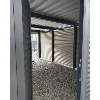 Carport Stahl Modern Garagen 6x6m Wande 5+0