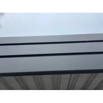 Carport Stahl Modern Garagen 6x6m Wande 4+3
