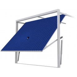 Stahl Garagentor Schwingtor - Breite: 210 cm x Höhe: 200-300 cm