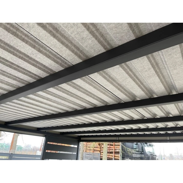 Carport Stahl Modern Garagen 3x6m Wande 3+1