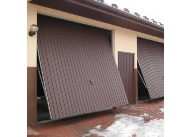 Stahl Garagentor Schwingtor - Breite: 240 cm x Höhe: 200-300 cm