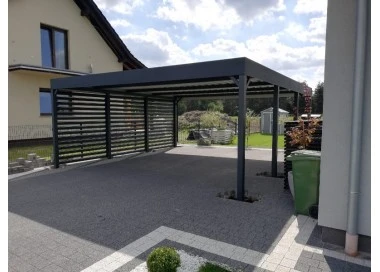Carport Stahl Modern Garagen 3x6m Wande 4+0