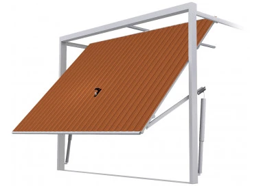 Stahl Garagentor Schwingtor - Breite: 240 cm x Höhe: 200-300 cm