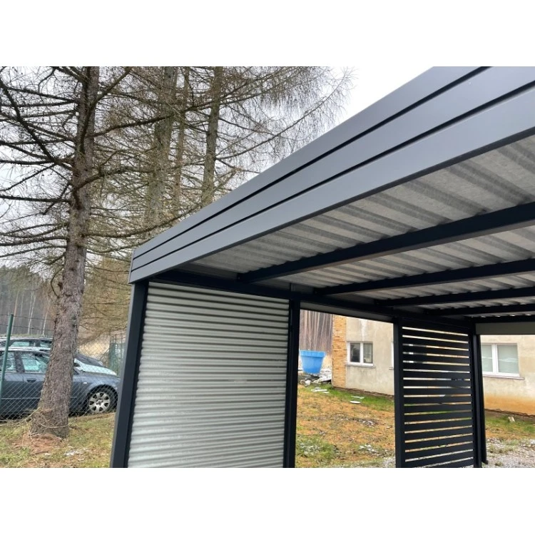 Carport Stahl Modern Garagen 3x6m