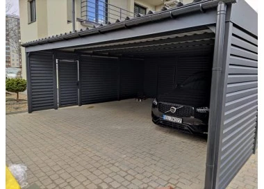 Carport Stahl Modern Garagen 3x6m