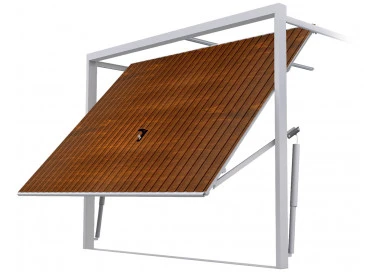 Stahl Garagentor Schwingtor - Breite: 250 cm x Höhe: 200-300 cm