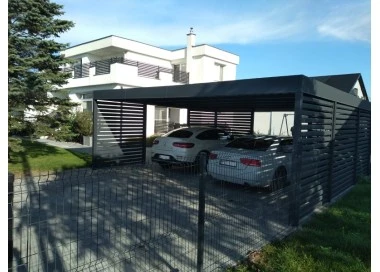 Carport Stahl Modern Garagen 3x6m Wande 1+0